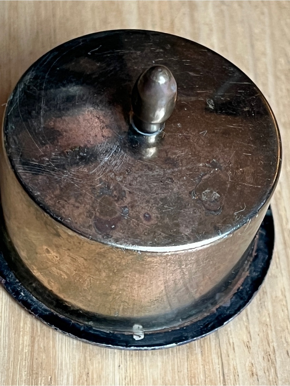 Vintage Brass Postage Stamp Roll Dispenser Retro Stationary Desk
